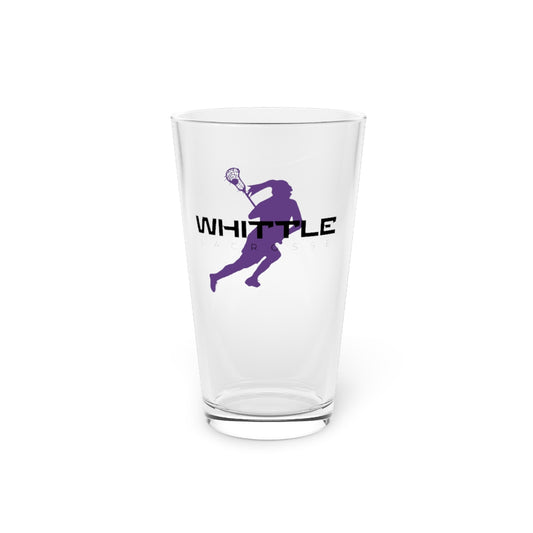 Whittle Lacrosse Pint Glass - 16oz