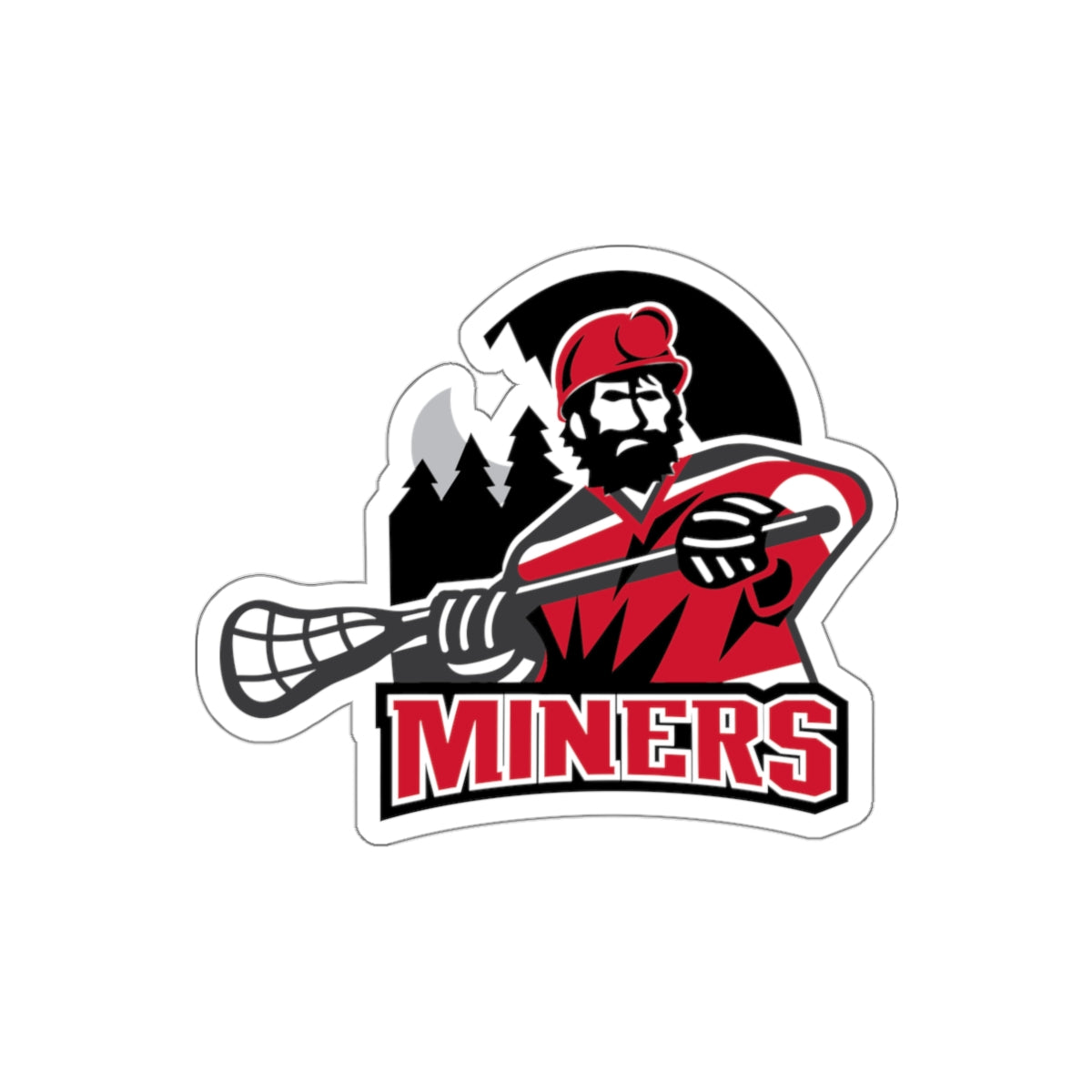 PCHS Boys Lacrosse Die-Cut Stickers