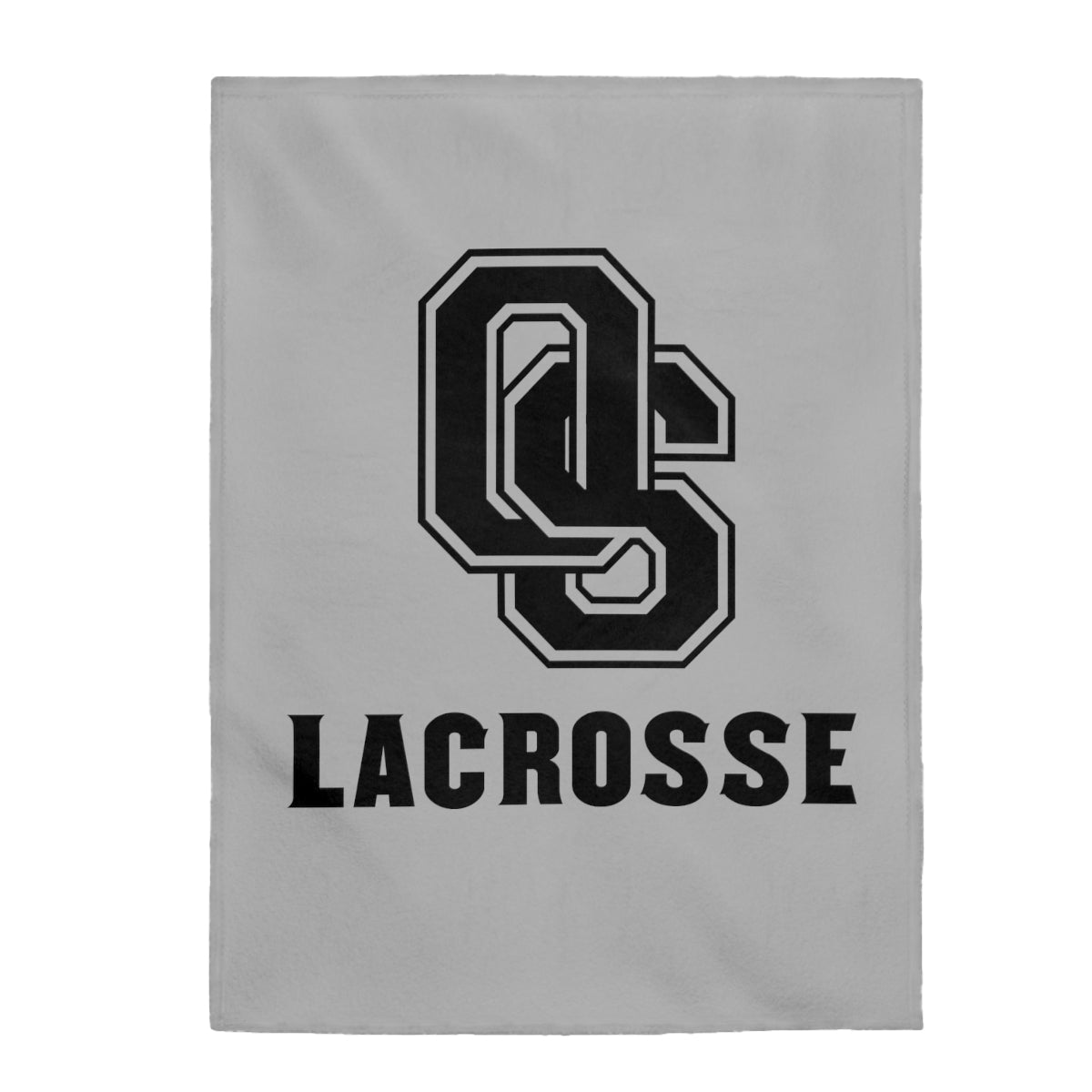 Old Saybrook Lacrosse Velveteen Plush Blanket