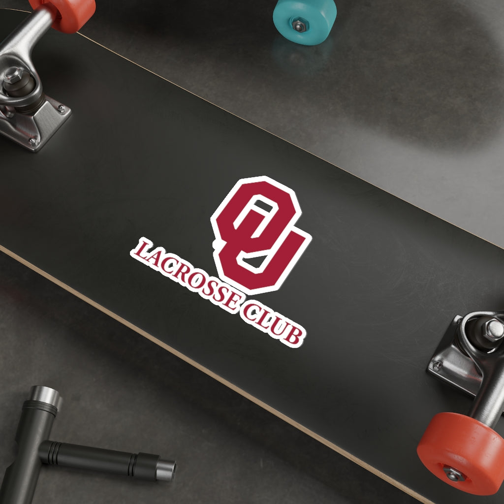 Oklahoma University Lacrosse Die-Cut Stickers