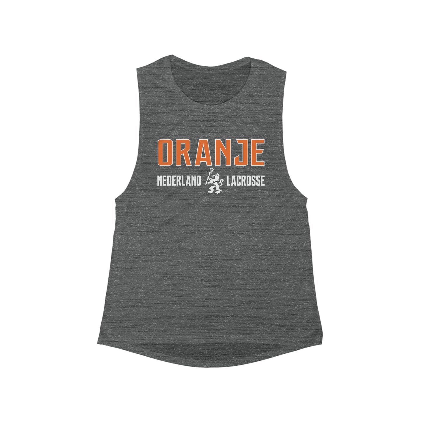 Women's Netherlands Lacrosse Bella + Canvas Flowy Scoop Sport Tank