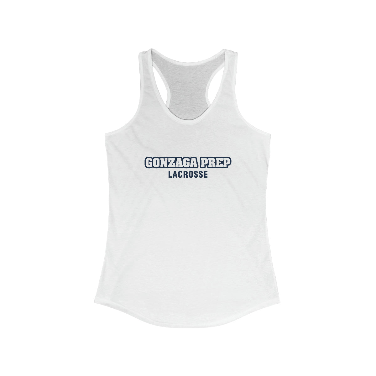 Women's Gonzaga Prep Lacrosse Next Level Racerback Tank