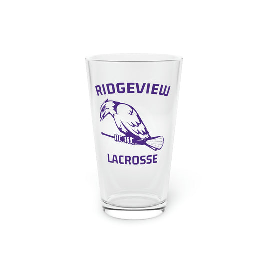 Ridgeview Lacrosse Pint Glass - 16oz
