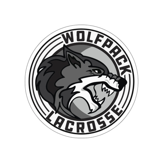 Wolfpack Lacrosse Die-Cut Sticker