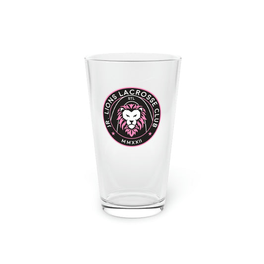 Jr. Lions Lacrosse - Pint Glass