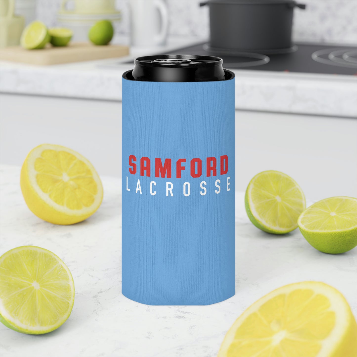 Samford Lacrosse Can Cooler 3-pack