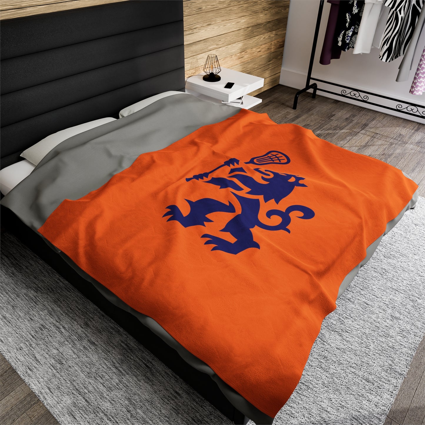 Netherlands Lacrosse Velveteen Plush Blanket