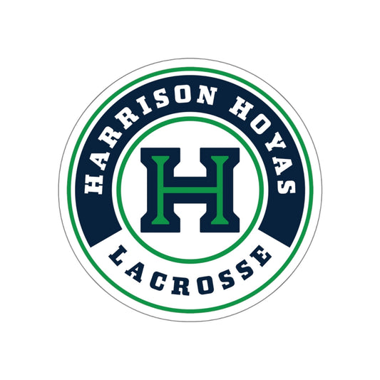 Harrison Lacrosse Die-Cut Stickers