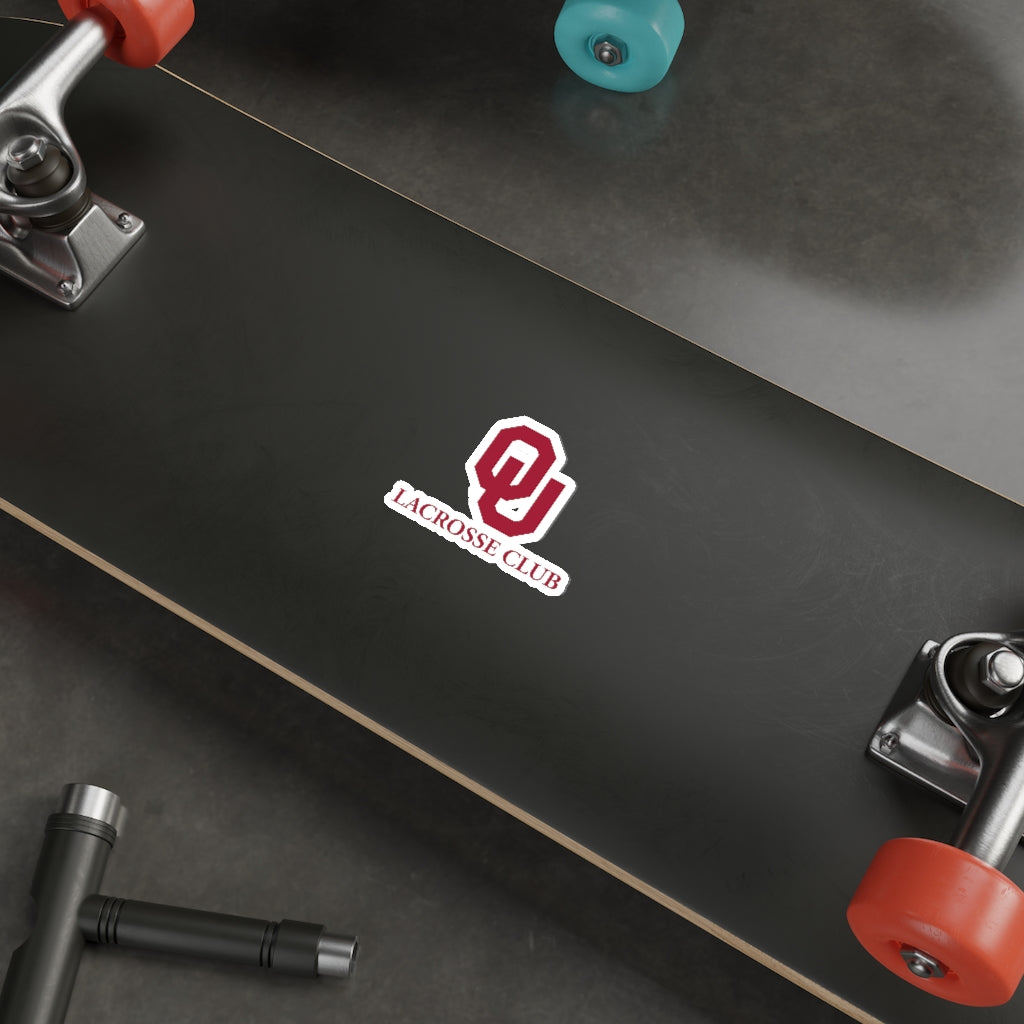 Oklahoma University Lacrosse Die-Cut Stickers