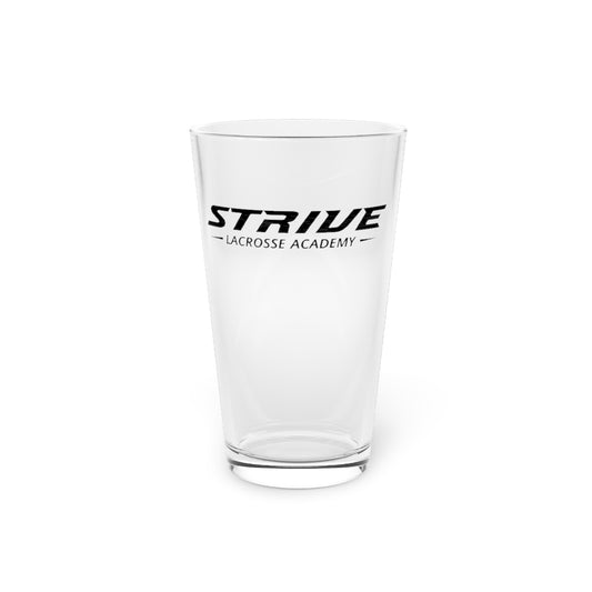 Strive Lacrosse Academy Pint Glass - 16oz