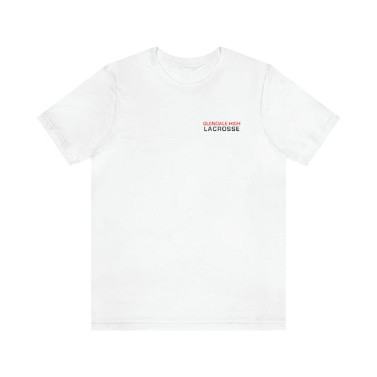 Adult Glendale HS Lacrosse Bella + Canvas Short Sleeve Cotton Tee