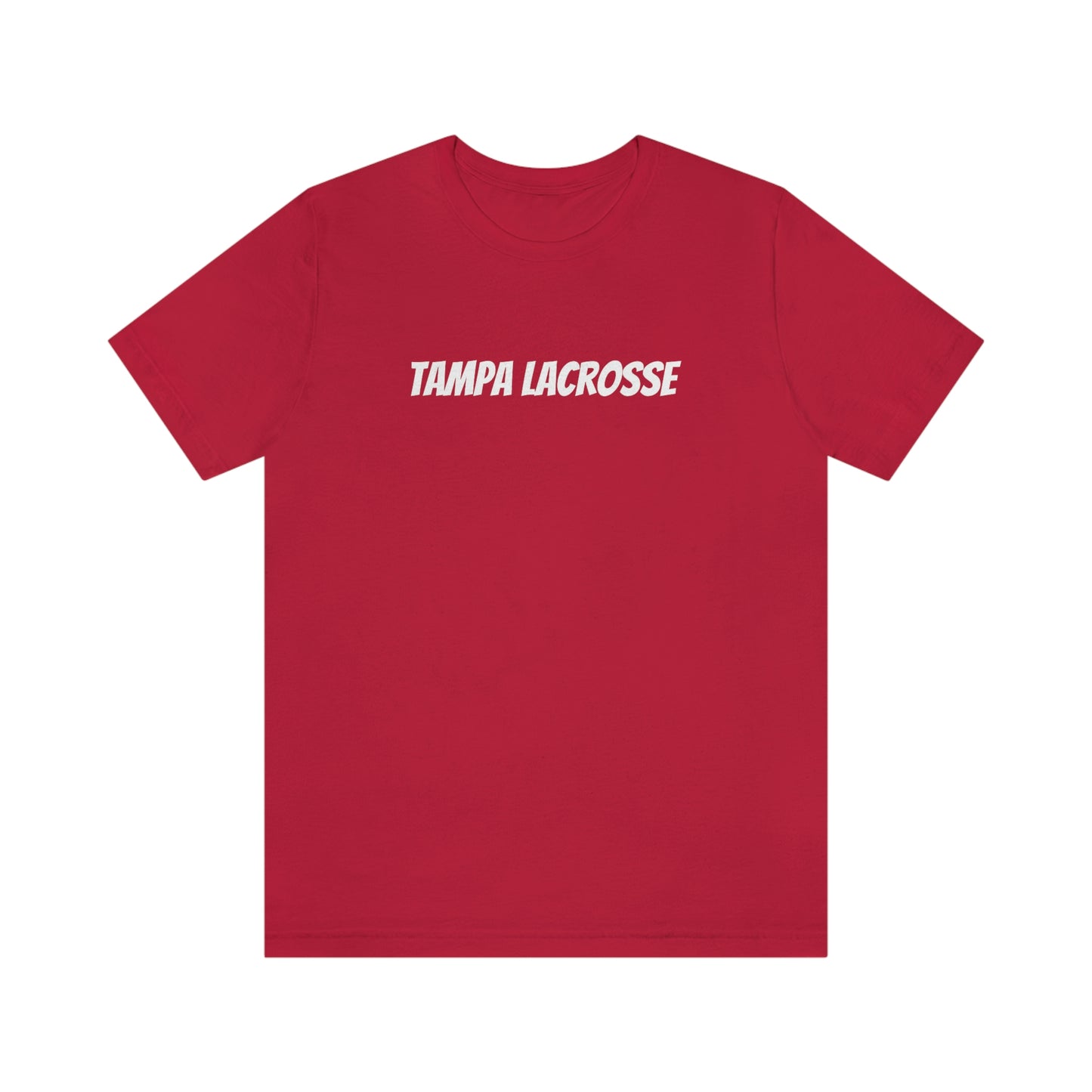 Adult Tampa Club Lacrosse Bella + Canvas Short Sleeve Cotton Tee