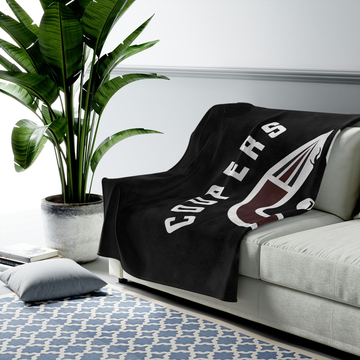 Coopers Lacrosse Velveteen Plush Blanket