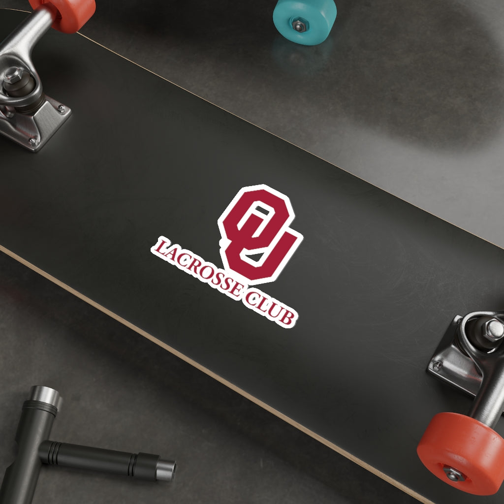 Oklahoma University Lacrosse Die-Cut Stickers