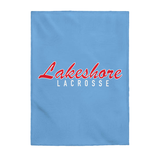 Samford Lacrosse Velveteen Plush Blanket