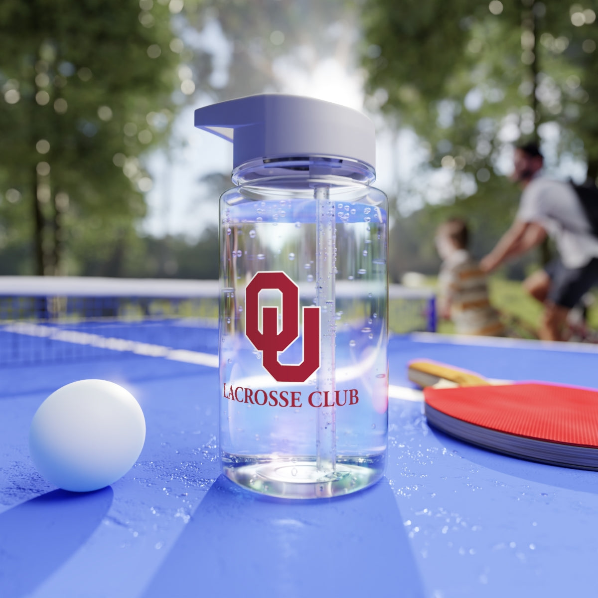 Oklahoma University Lacrosse Tritan Water Bottle