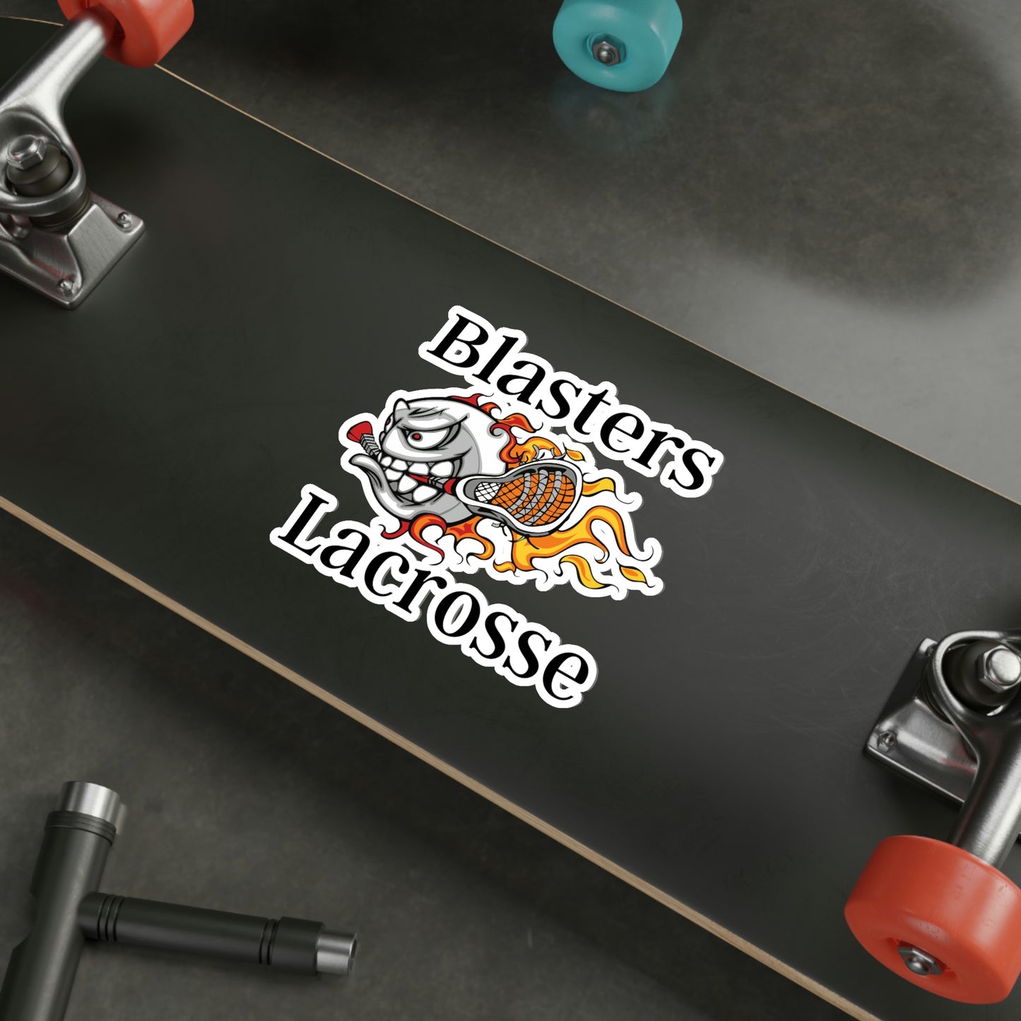 Blasters MS Lacrosse Die-Cut Stickers