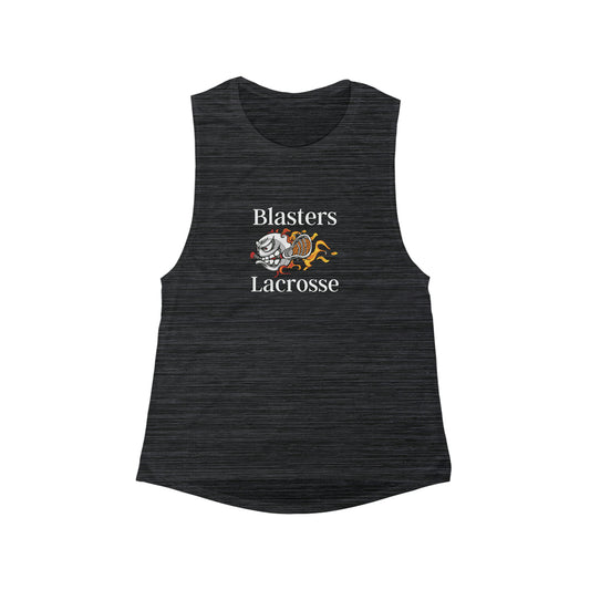 Women's Blasters MS Lacrosse Bella + Canvas Flowy Scoop Muscle Tank