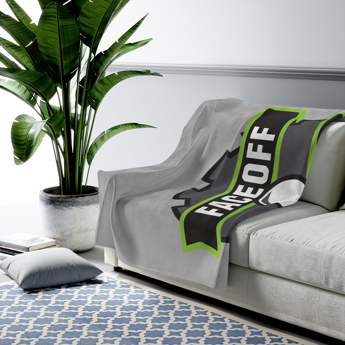 Faceoff Factory Velveteen Plush Blanket