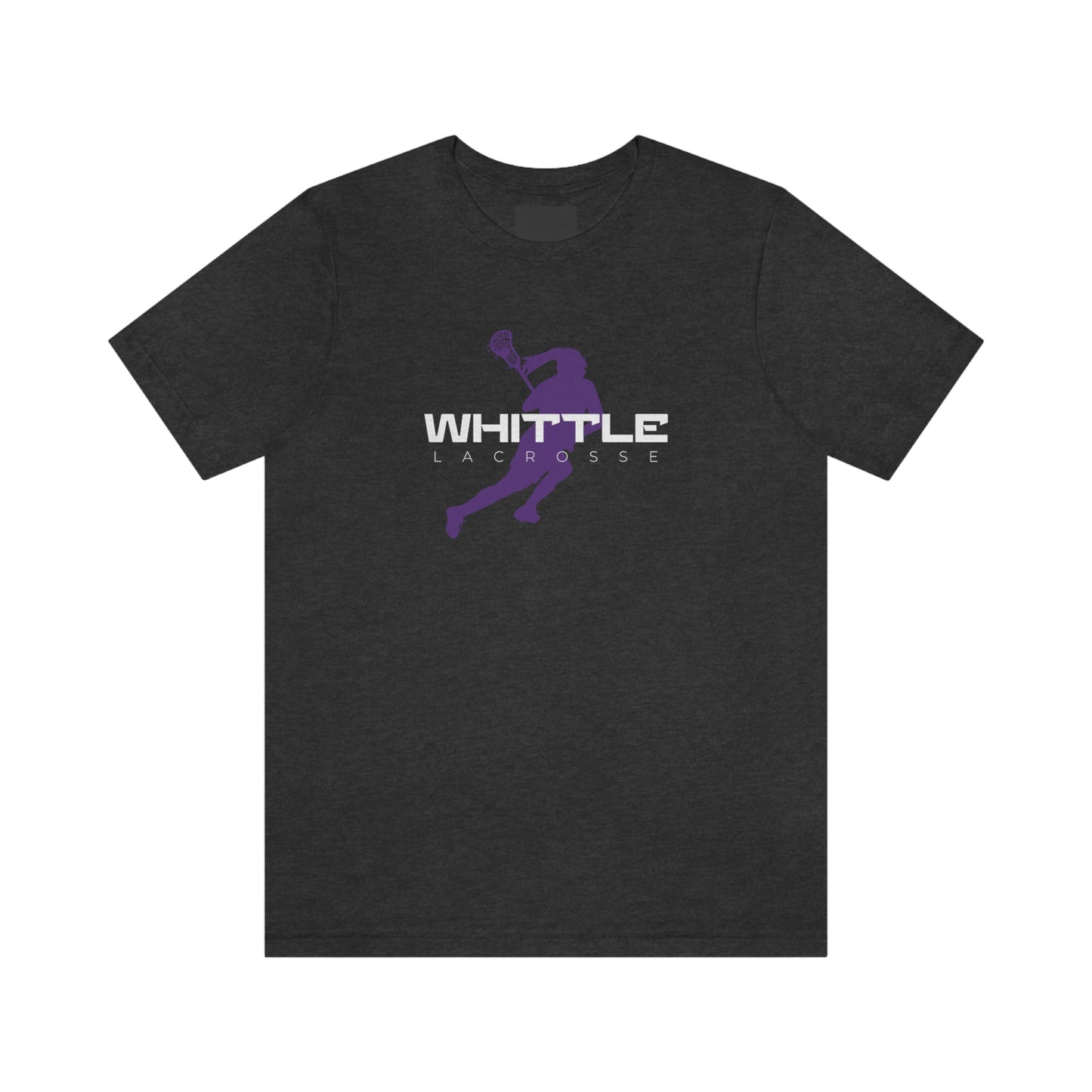 Adult Whittle Lacrosse Bella + Canvas Short Sleeve Cotton Tee
