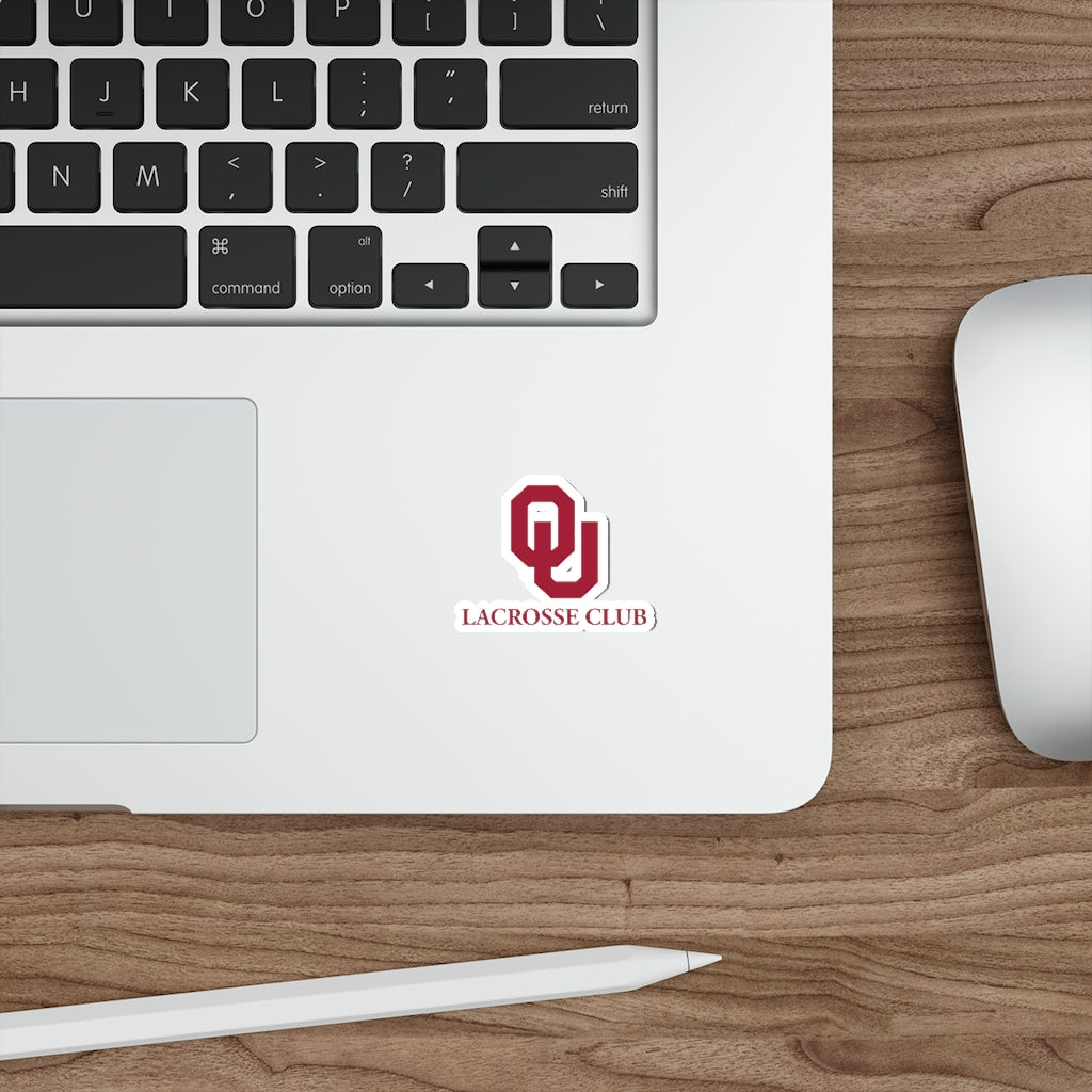 Oklahoma University Lacrosse Die-Cut Stickers