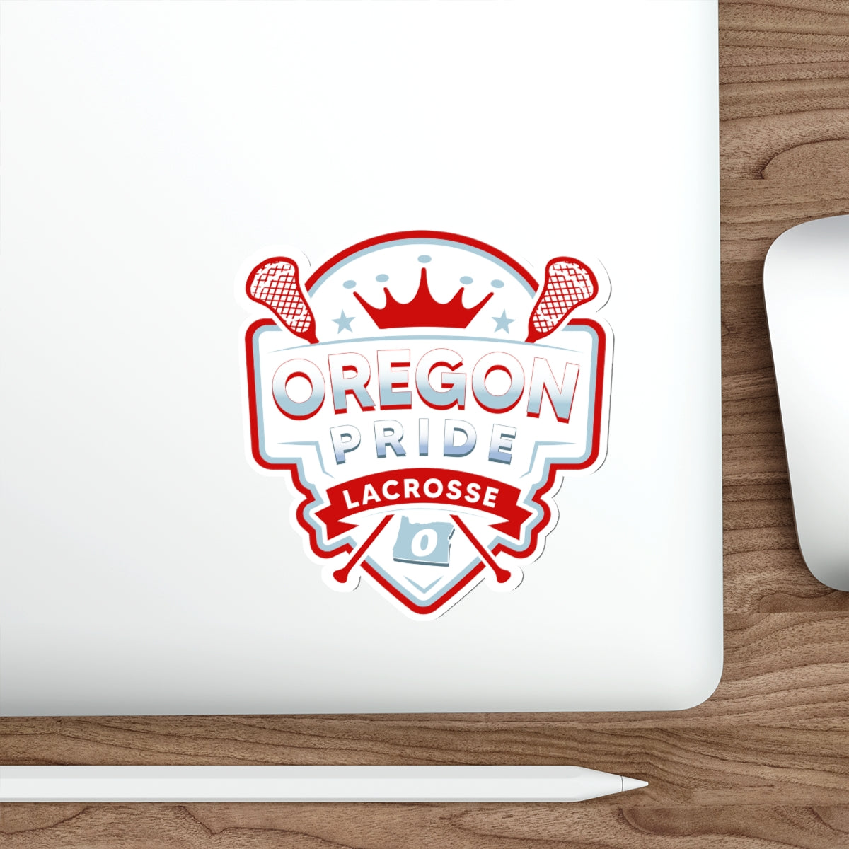 Oregon Pride Lacrosse Die-Cut Stickers