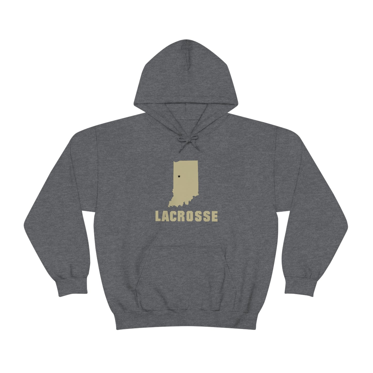 Adult Varsity Club Lacrosse Gildan Heavy Blend™ Hooded Sweatshirt - Indiana