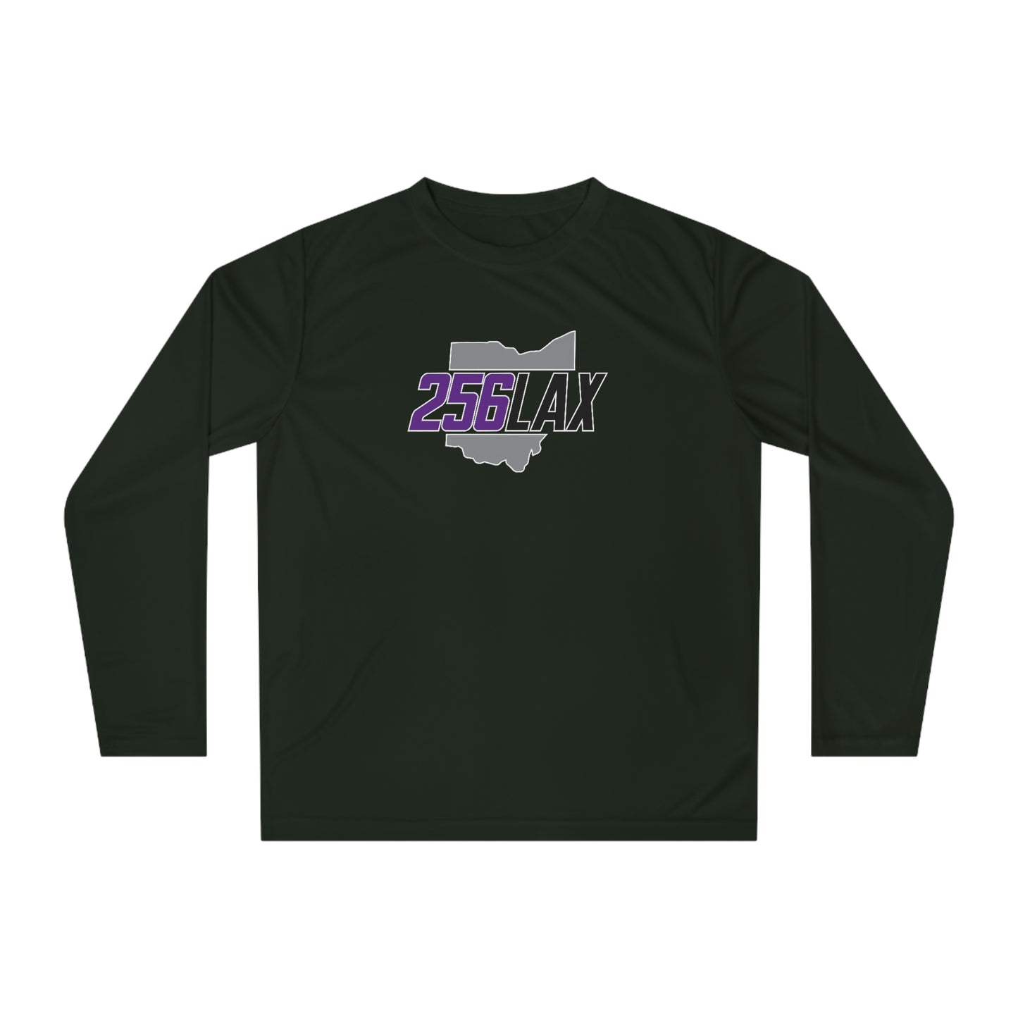 Adult 256 LAX Team 365 Performance Long Sleeve Shirt