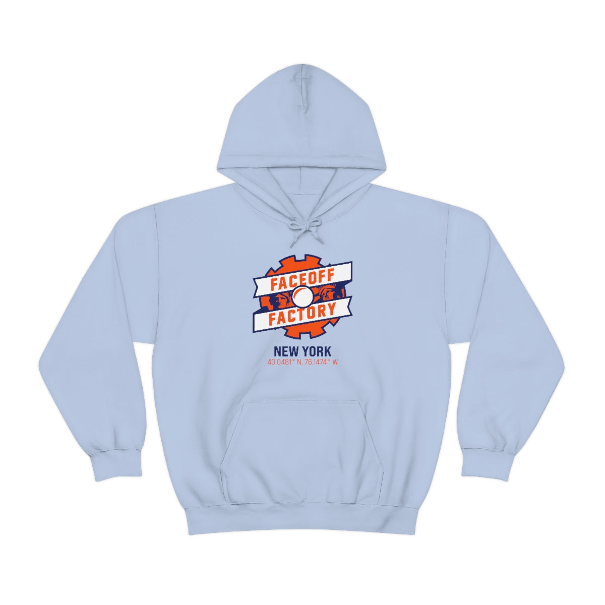 Adult Faceoff Factory Gildan Heavy Blend™ Hooded Sweatshirt - New York