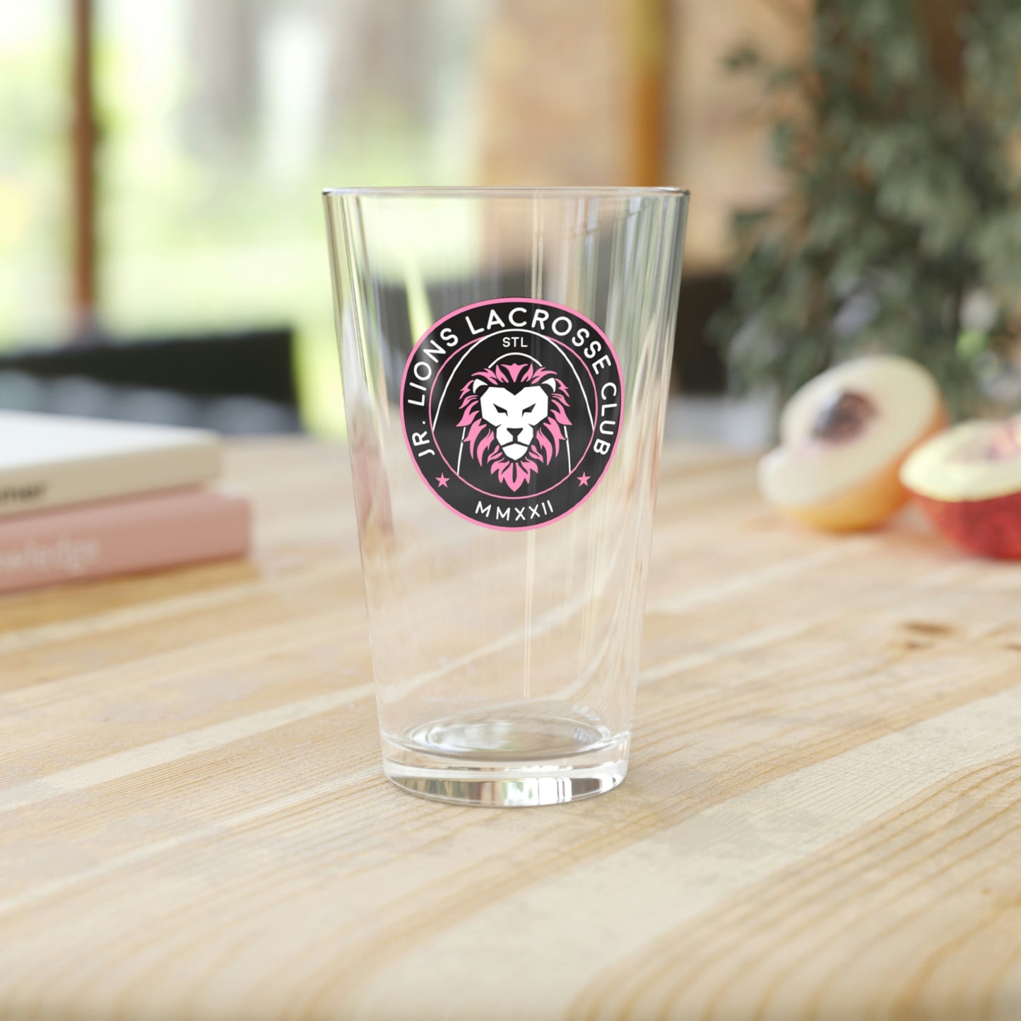Jr. Lions Lacrosse - Pint Glass