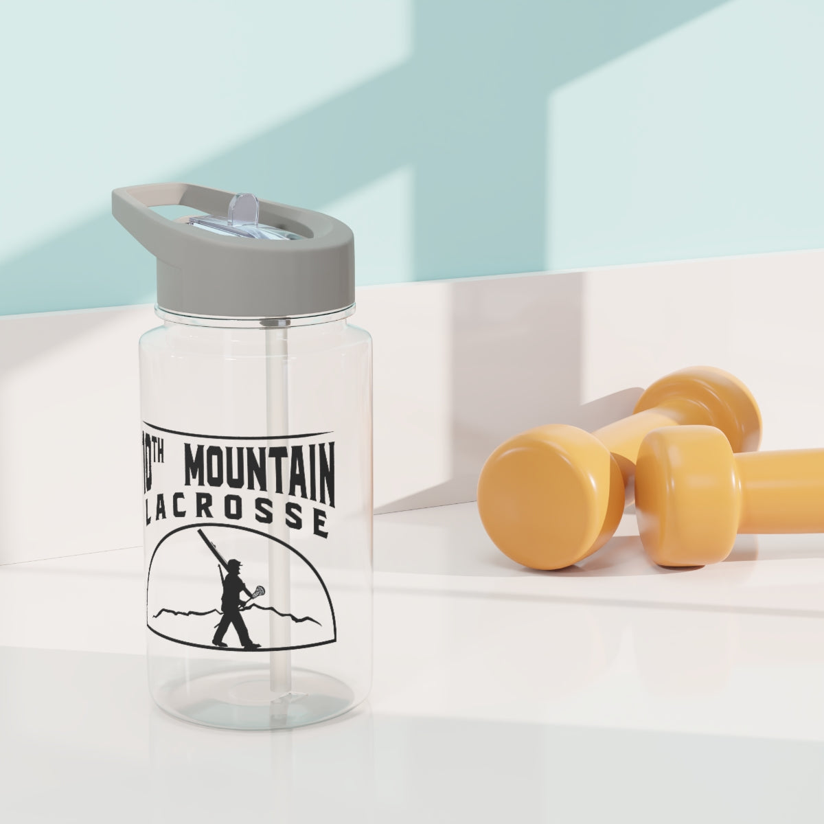 10th Mountain Lacrosse Tritan Water Bottle