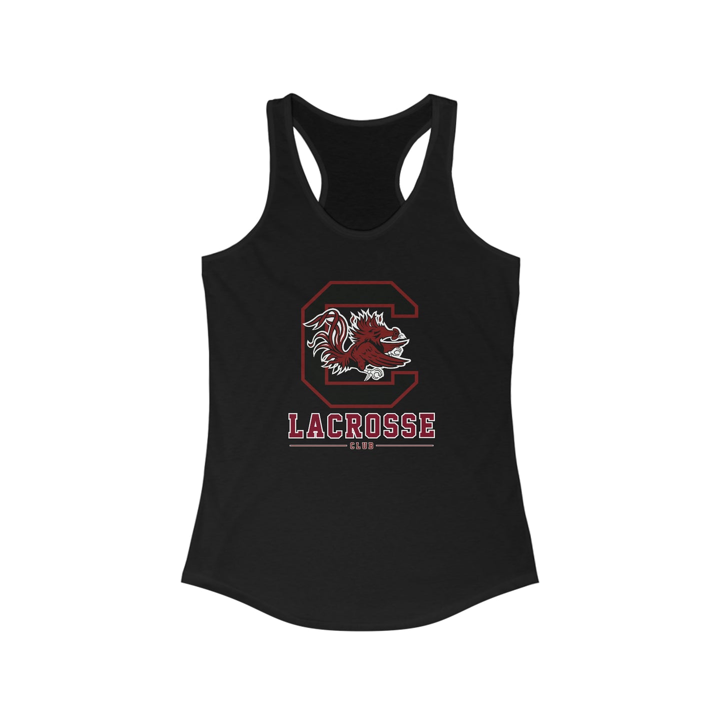 Women's Gamecocks Lacrosse Next Level Racerback Tank