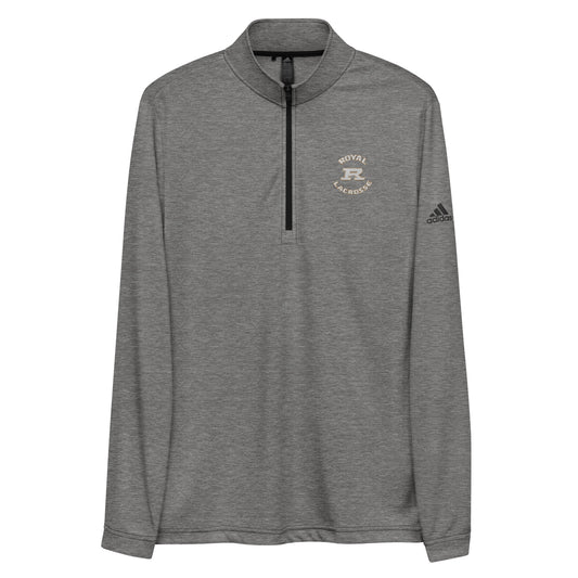 Adult Royal HS Lacrosse Adidas Quarter Zip Pullover