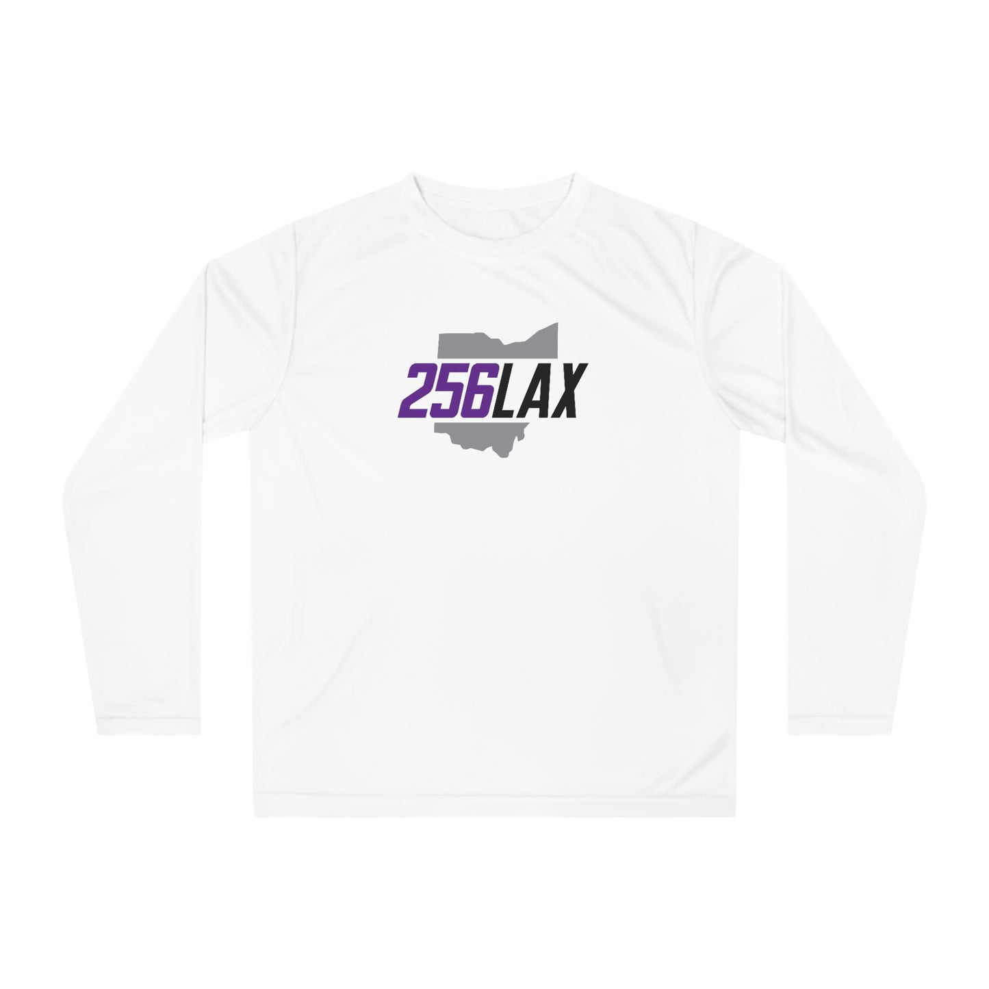 Adult 256 LAX Team 365 Performance Long Sleeve Shirt