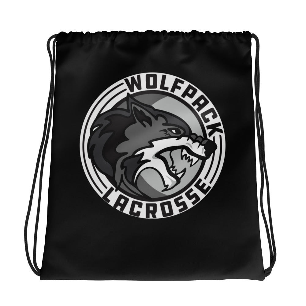 Wolfpack Lacrosse Drawstring Bag