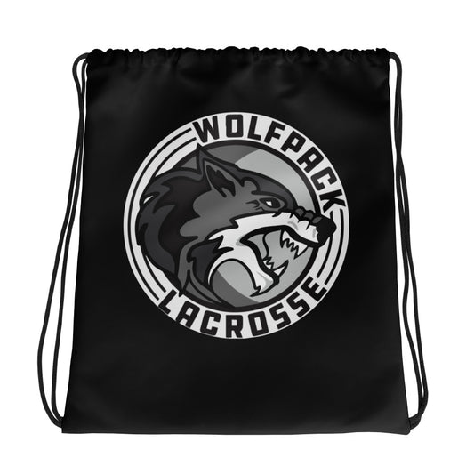 Wolfpack Lacrosse Drawstring Bag