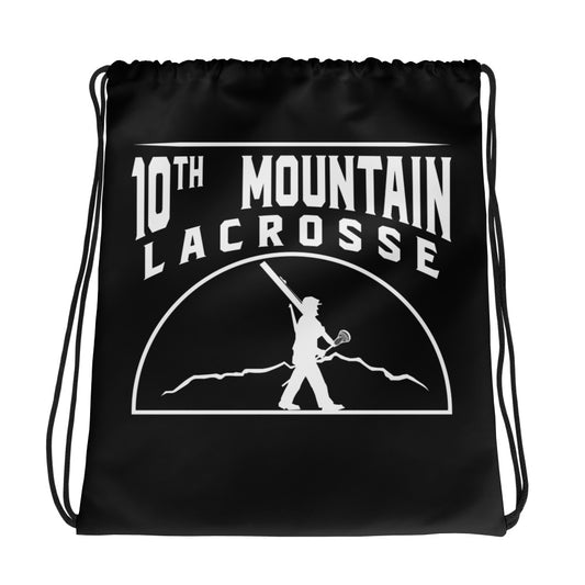 10th Mountain Lacrosse Drawstring Bag