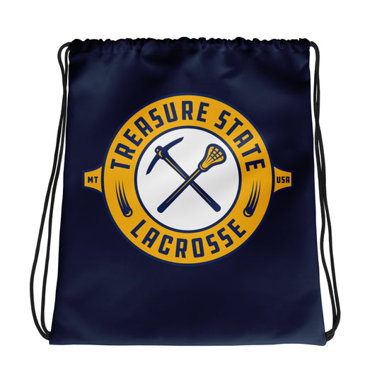 Treasure State Lacrosse Drawstring bag