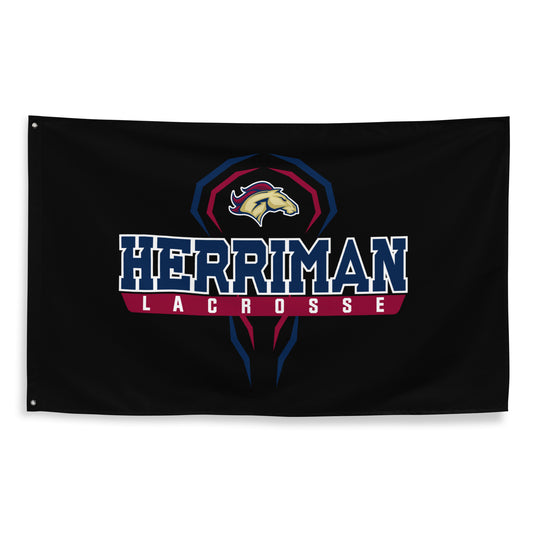 Herriman Lacrosse Wall Flag