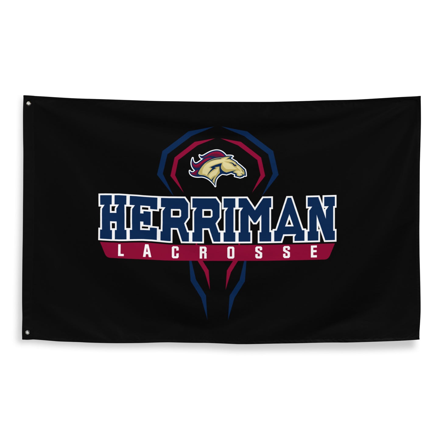 Herriman Lacrosse Wall Flag