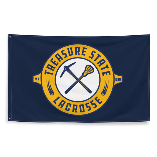 Treasure State Lacrosse Wall Flag