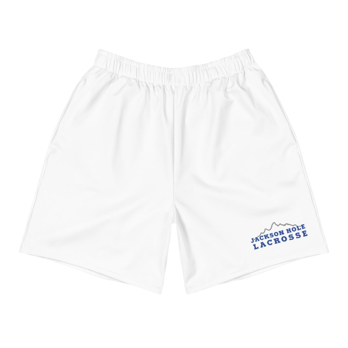 Adult Jackson Hole Lacrosse Athletic Shorts (White)