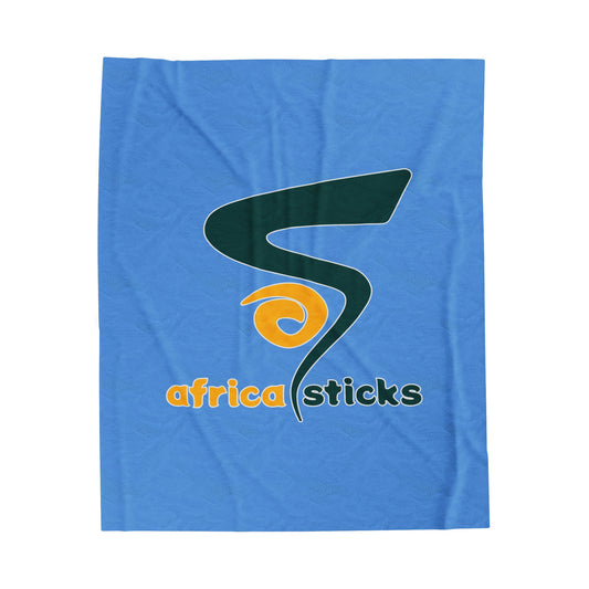 Africa Sticks Velveteen Plush Blanket