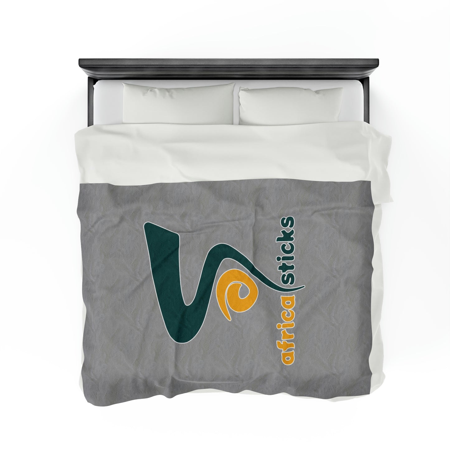Africa Sticks Velveteen Plush Blanket