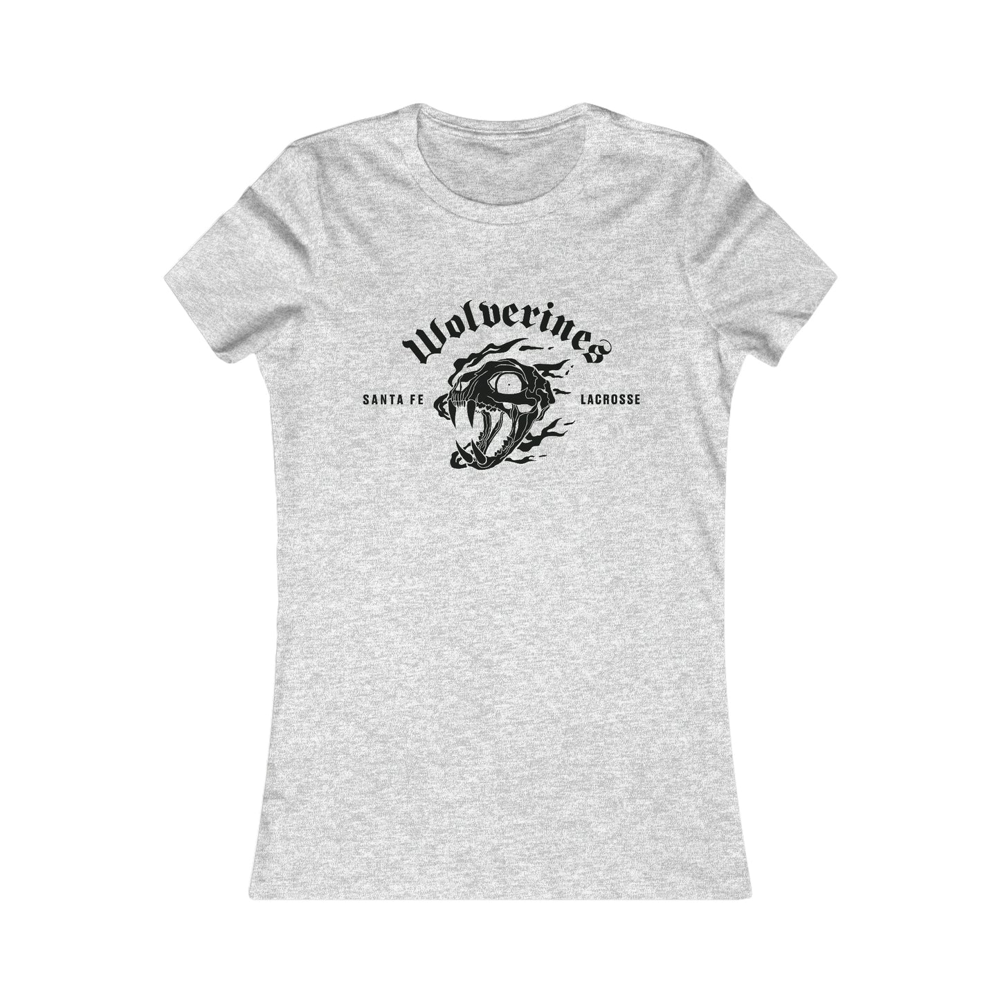 Women's Santa Fe Lacrosse Bella + Canvas Short Sleeve Cotton Tee