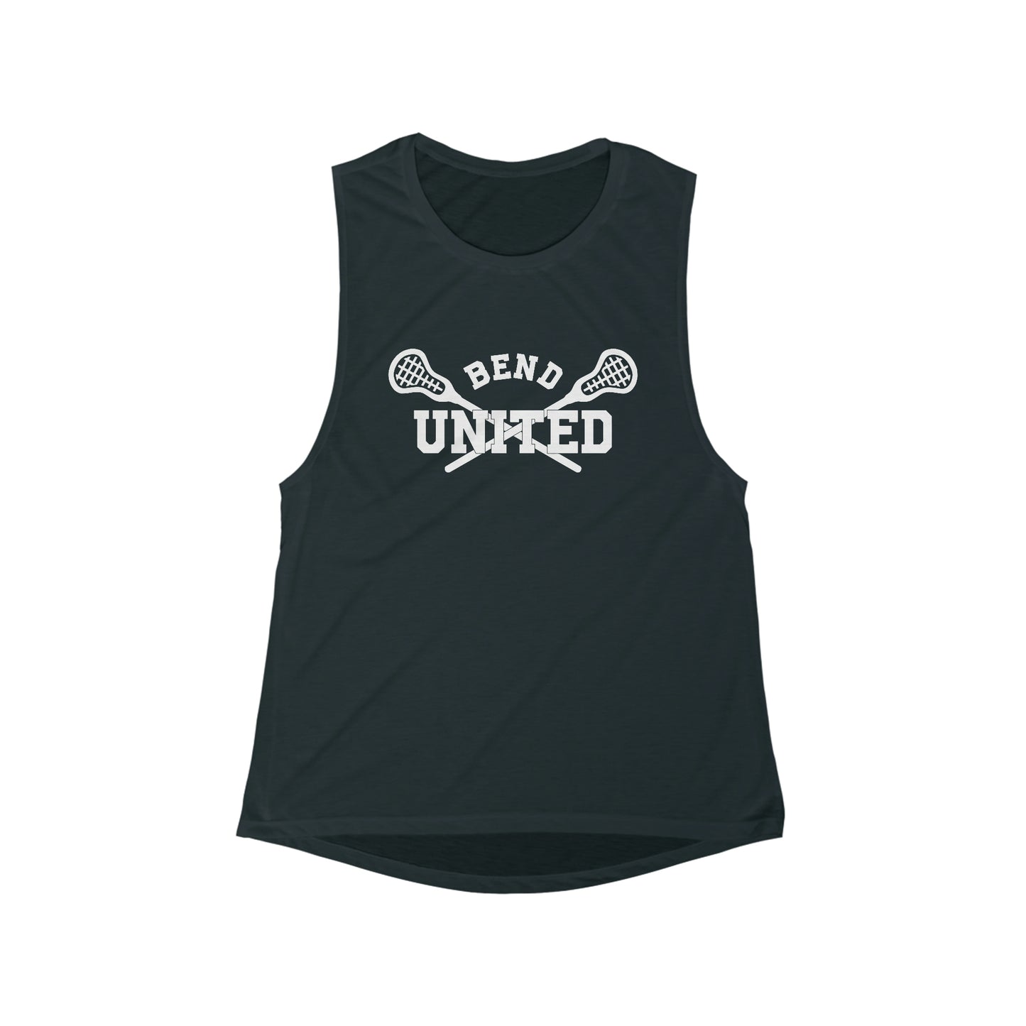 Women's Bend United Lacrosse Bella + Canvas Flowy Scoop Muscle Tank