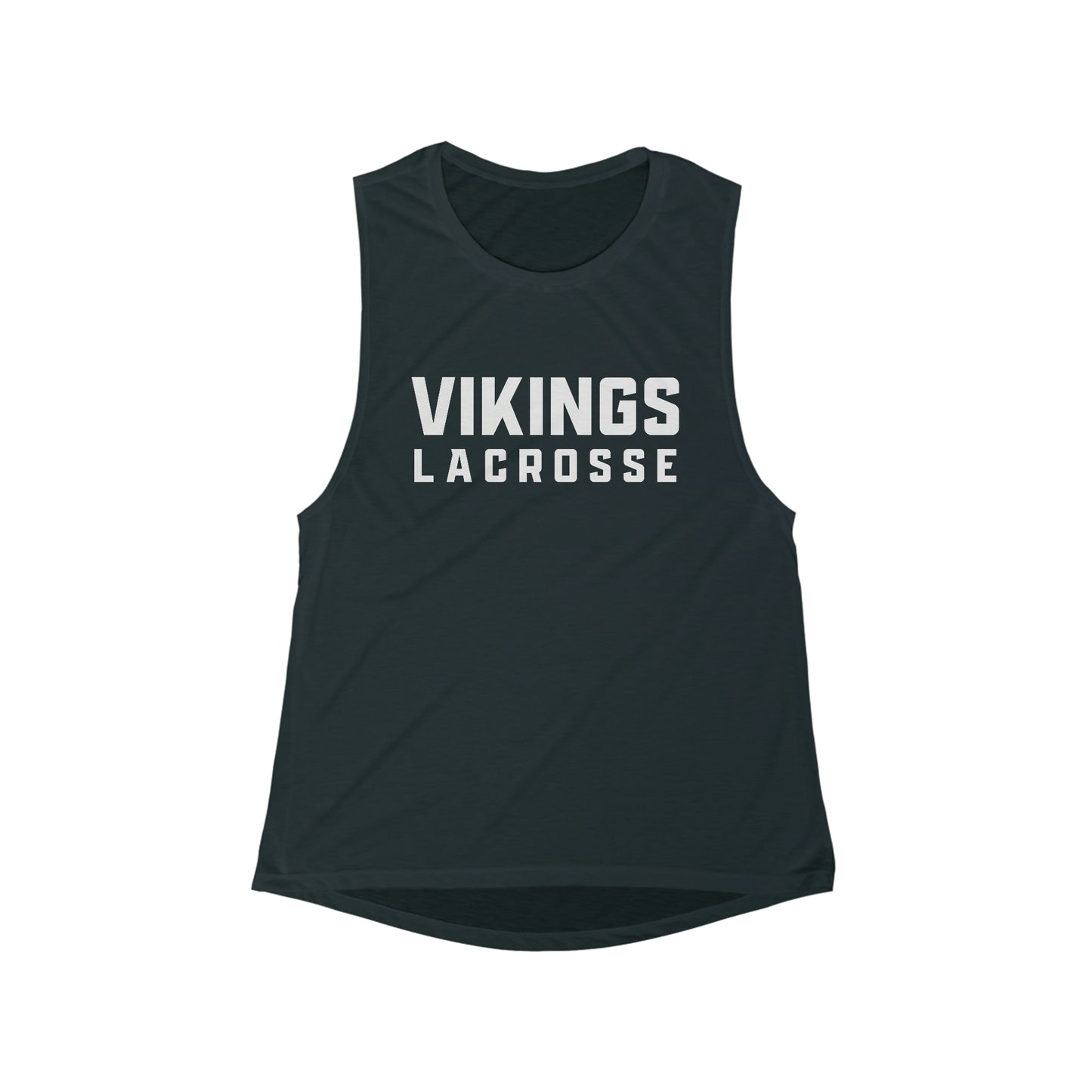 Women's NEHI Lax Bella + Canvas Flowy Scoop Muscle Tank