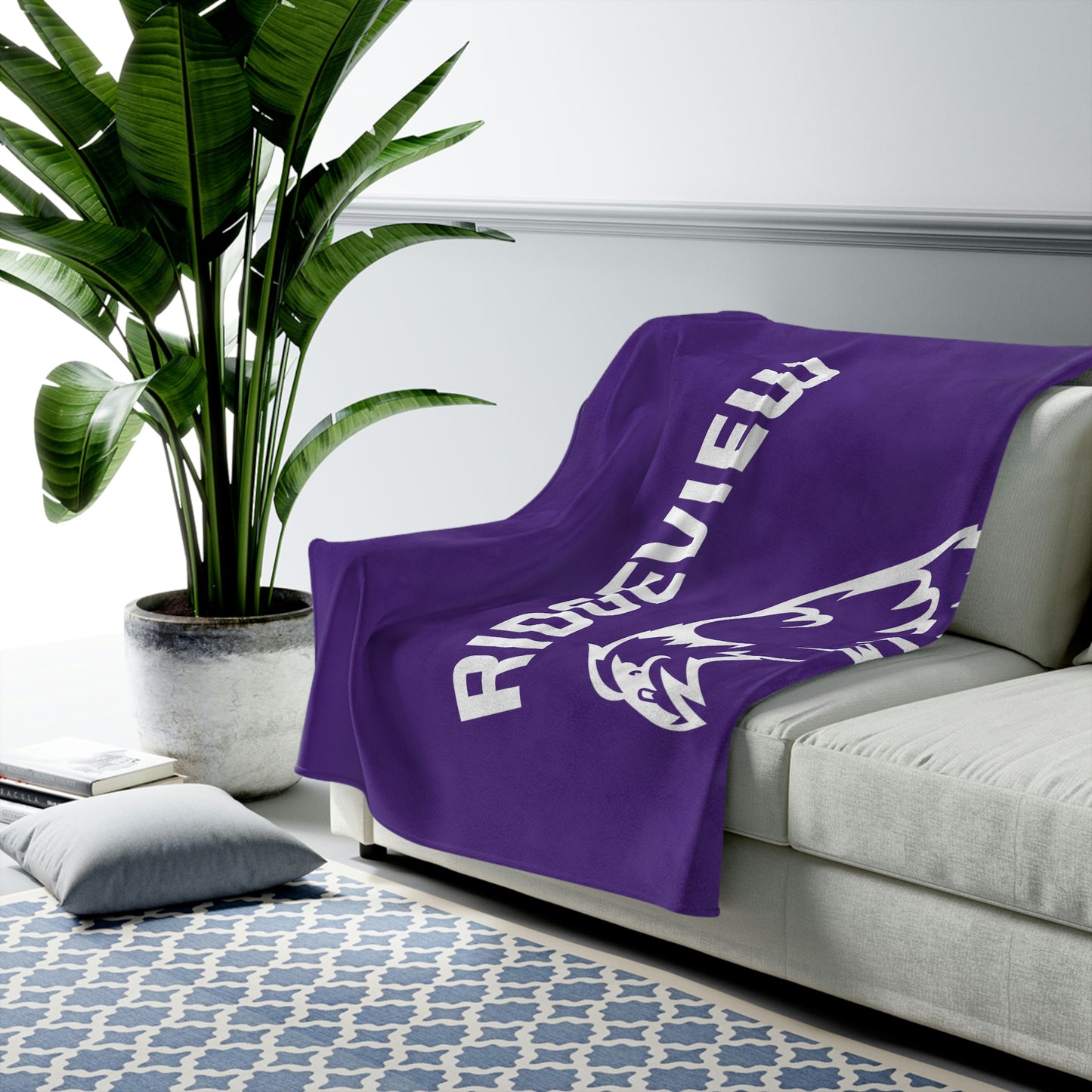 Ridgeview Lacrosse Velveteen Plush Blanket