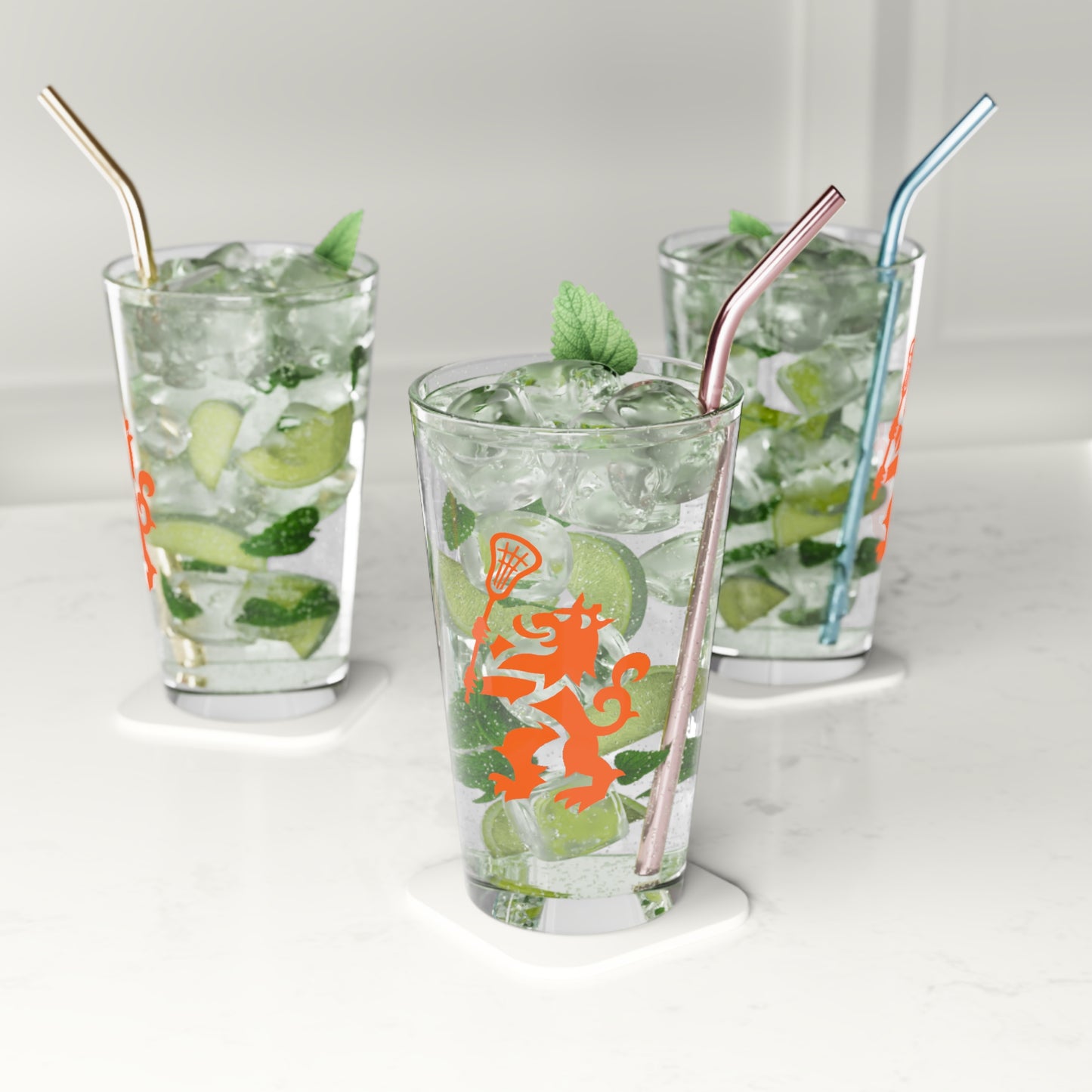 Netherlands Lacrosse Pint Glass