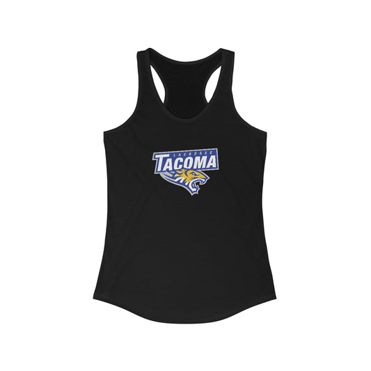 Women's Tacoma Tigers Lacrosse Bella + Canvas Racerback Tank